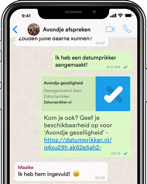 datumprikker whatsapp maken|Hoe Werkt Datumprikker Via Whatsapp – Simpel En。